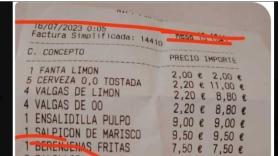 Un bar de Málaga le cobra a un cliente 40 céntimos por esto y el pasmo es absoluto