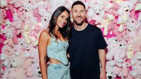 Messi aparece por sorpresa en la fiesta de moda