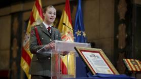 Leonor recibe la Medalla de Aragón en Zaragoza: "Aquí hemos disfrutado y sufrido juntos"