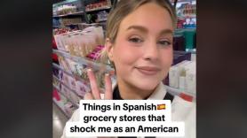 Una americana dice estar sorprendida por esto que ve en los supermercados de España