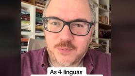 Se monta un gran jaleo con lo que dice este portugués de las lenguas en España