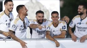 El detalle de la celebración del Real Madrid: ojo a quién es el escolta del autobús