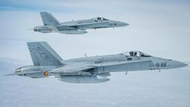 Los cazas españoles paran los pies 30 veces a los aviones militares rusos