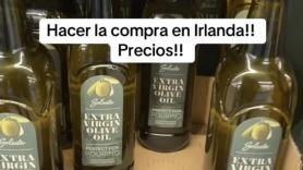 Un español enseña los precios de un Aldi en Irlanda: todo a la par hasta que llega al aceite