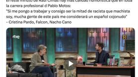 El minuto de Raúl Cimas en 'La Revuelta' que aún resuena cinco días después: a buen entendedor...