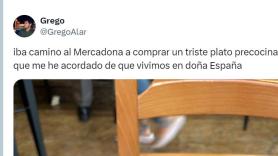 Quiere ir a comprar un plato al Mercadona, se da cuenta que está en España y lo que hace triunfa