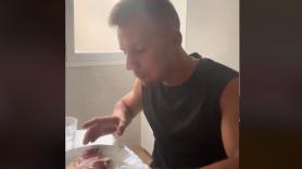 Su novio polaco prueba la comida española por primera vez: sin decir nada, lo dice todo