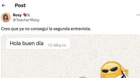 Recibe un whatsapp de un número desconocido y comete el peor error posible en el peor momento posible