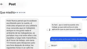 Trabaja en un bar de Valladolid y la despiden por esto: cabreo entre los que han leído la conversación