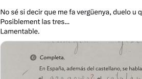 Un padre lamenta que la profesora de su hija de 8 años le haya hecho esta corrección