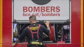 Un opositor a bombero muestra la prueba más temida en Cataluña