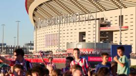 La Fiscalía investiga los altercados en el Metropolitano durante el derbi Atlético-Real Madrid