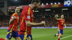 España vence a Serbia (3-0) y logra la clasificación a cuartos de la Nations League