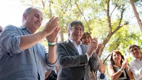 Puigdemont traslada a Borràs su voluntad de recuperar la presidencia de Junts