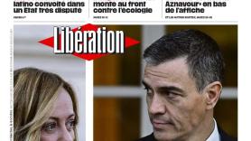 El periódico francés 'Libération' dedica esta portada a España y trae cola