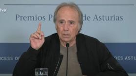 Serrat frena a un periodista ante la afirmación que hace: "Esto lo quiero dejar bien claro"