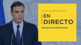 En directo: Pedro Sánchez realiza una declaración institucional tras la DANA