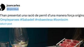 Pide una ración de jamón en un restaurante de Barcelona y se lo sirven de una forma única