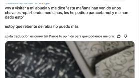 Una farmacéutica enseña indignada lo que le han dado a su abuela, afectada por la DANA, y lanza un aviso