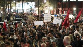 La pancarta que aparece en la manifestación contra la gestión de Mazón dice MUCHO de la situación