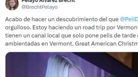 Está de viaje en Vermont y muestra lo que encuentra en la televisión: responde hasta Peli de Tarde