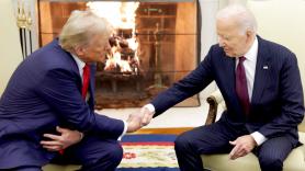 Biden recibe a Trump en la Casa Blanca en un encuentro cordial (e imposible de ver hace cuatro años)