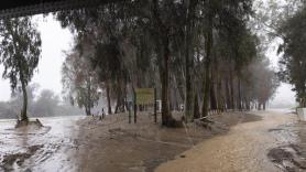 Las trombas de agua y granizo inundan algunas de las principales avenidas de Málaga