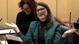 Rifirrafe en la Asamblea: Manuela Bergerot se queda sin turno de palabra en la comisión de investigación a Begoña Gómez