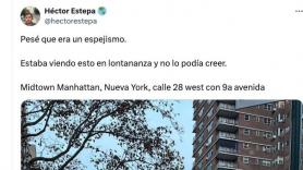 Lo que se ha encontrado en pleno Manhattan sobre Vigo merece ser visto: "Pensé que era un espejismo"