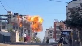 El impactante momento en el que un misil israelí destruye un edificio en Gaza