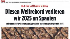 En Alemania avisan: en 2025 España les va a quitar un récord mundial que tienen desde hace 130 años