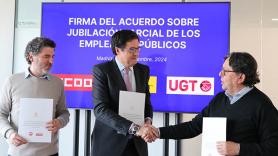 El Gobierno y los sindicatos acuerdan recuperar la jubilación parcial de los funcionarios