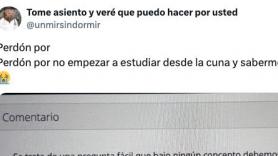 Un estudiante del MIR recibe este comentario tras su fallo en una pregunta y su reacción arrasa