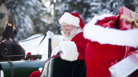 Detienen al trineo de Papá Noel de camino a la guardería por un nuevo código de circulación