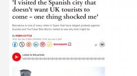 Los medios británicos destacan lo que le ha ocurrido a un turista inglés en un bar de Barcelona