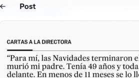 La dura carta a la directora de 'El País' sobre las "sillas vacías" en Navidad: da que pensar