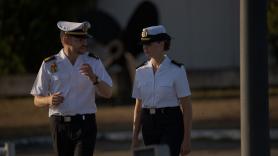 Leonor se despide de Marín tras cuatro meses de instrucción naval