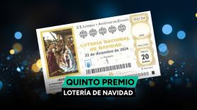 37.876, primer quinto premio de la Lotería de Navidad 2024