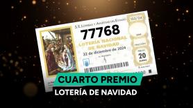 77.768, primer cuarto premio de la Lotería de Navidad 2024