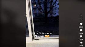 Se asoma a la ventana en Alemania el 24 de diciembre y lo que ve provoca una avalancha de reacciones