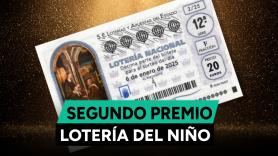 Segundo premio de la Lotería del Niño 2025