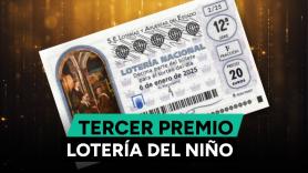 Tercer premio de la Lotería del Niño 2025