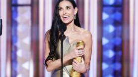 El conmovedor discurso de Demi Moore tras ganar el Globo de Oro por 'La sustancia'