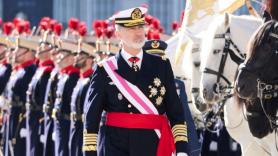 Los reyes y la princesa Leonor presiden la Pascua Militar en el Palacio Real