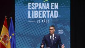 Sánchez advierte del autoritarismo en la inauguración del 50 aniversario de la muerte de Franco: "Puede volver a ocurrir"