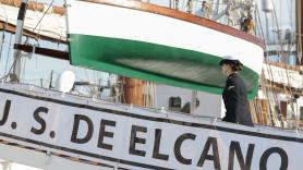 La princesa Leonor embarca en Elcano para preparar su crucero de instrucción