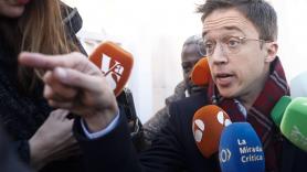 Errejón, a la salida del juzgado: "Salgo contento y con mucha tranquilidad"