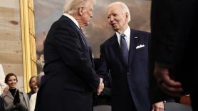 Biden habla por primera vez desde que salió de la Casa Blanca y acusa a Trump de apaciguar a Putin
