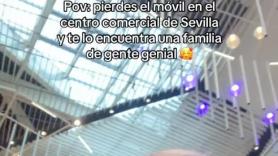 Pierde el móvil en un centro comercial de Sevilla y lo encuentran las mejores personas de España