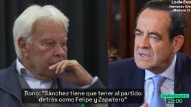 Pocas veces ha sido tan rotundo José Bono como al hablar en estos términos de Felipe González